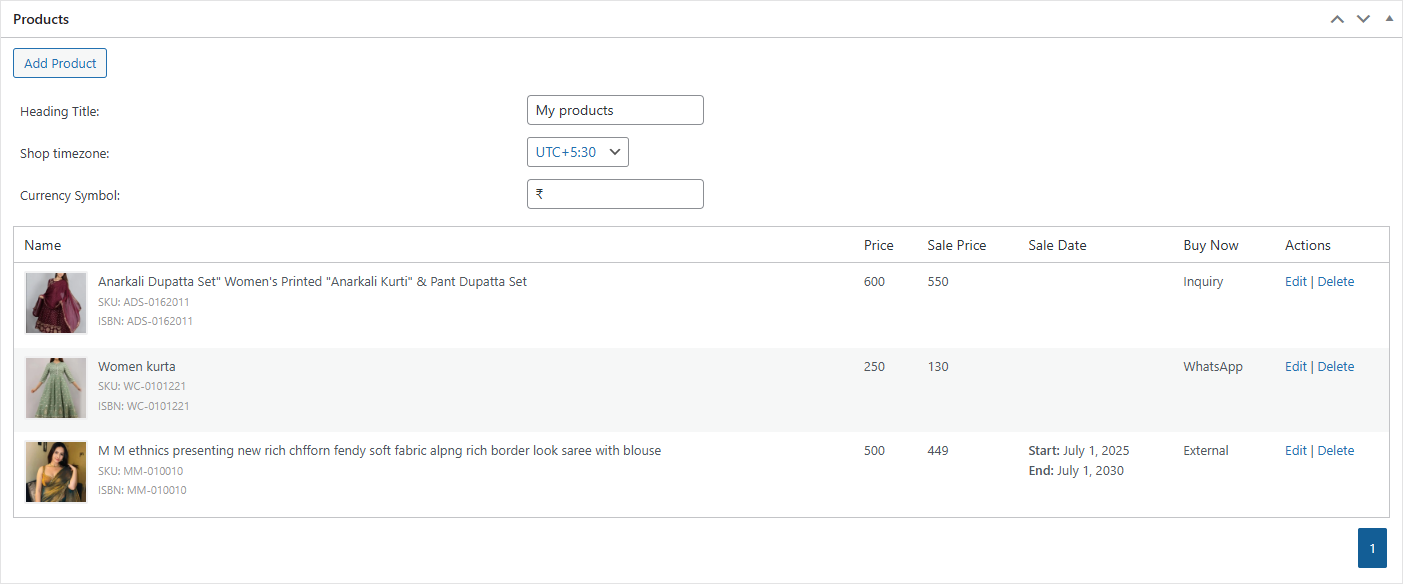 Products